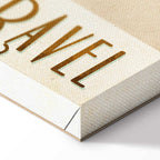 Colorful Parrot Music Quote Canvas Print