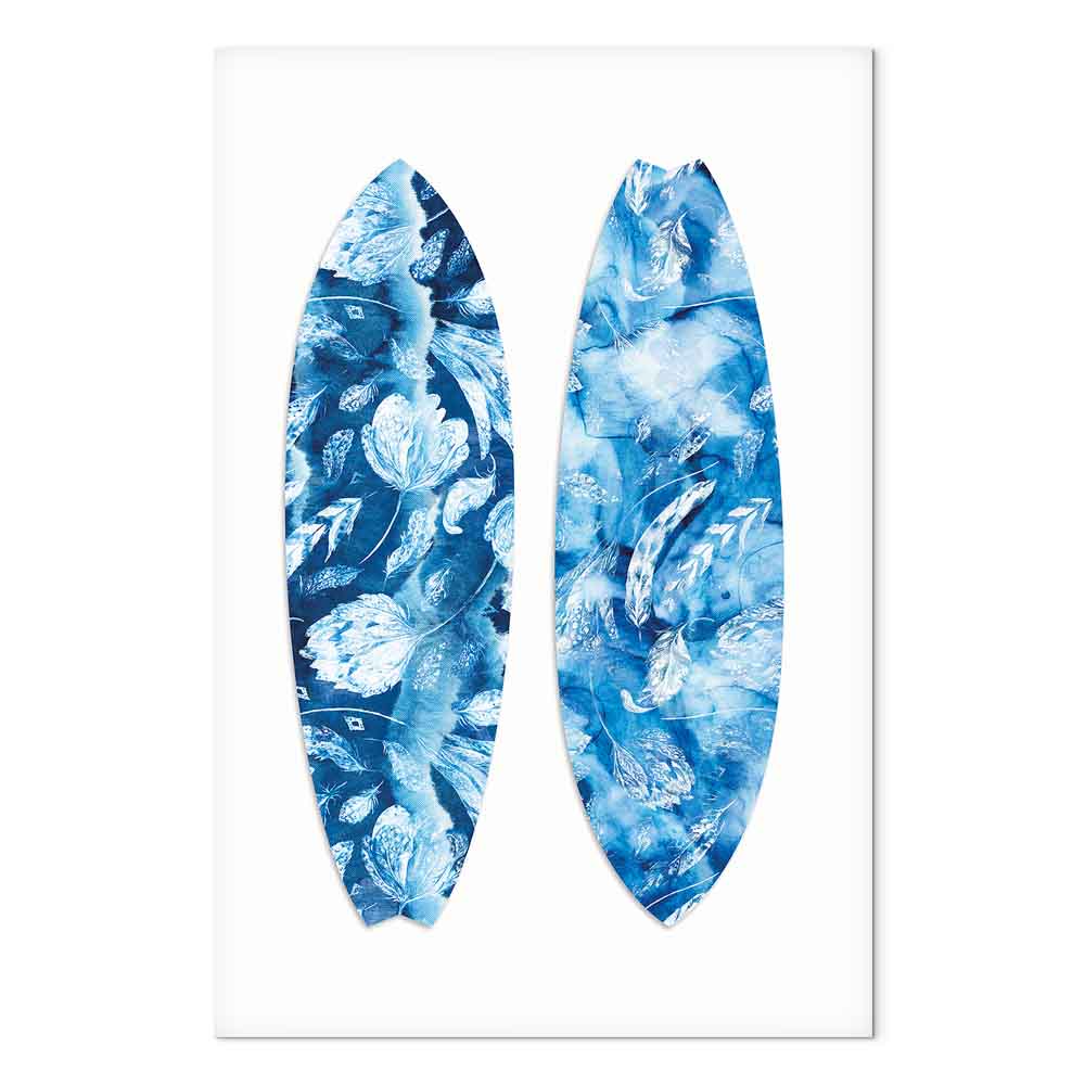 Water Fun Nature Floral Vertical Canvas Print