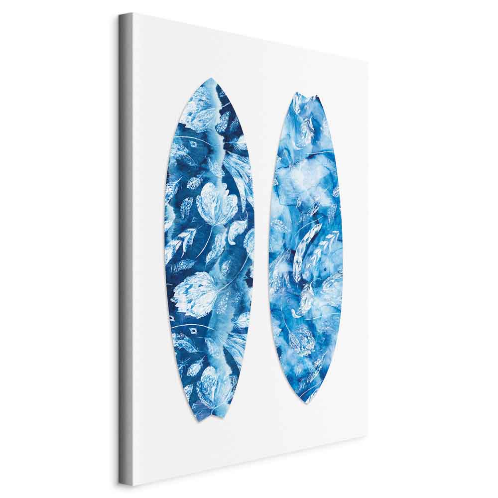Water Fun Nature Floral Vertical Canvas Print