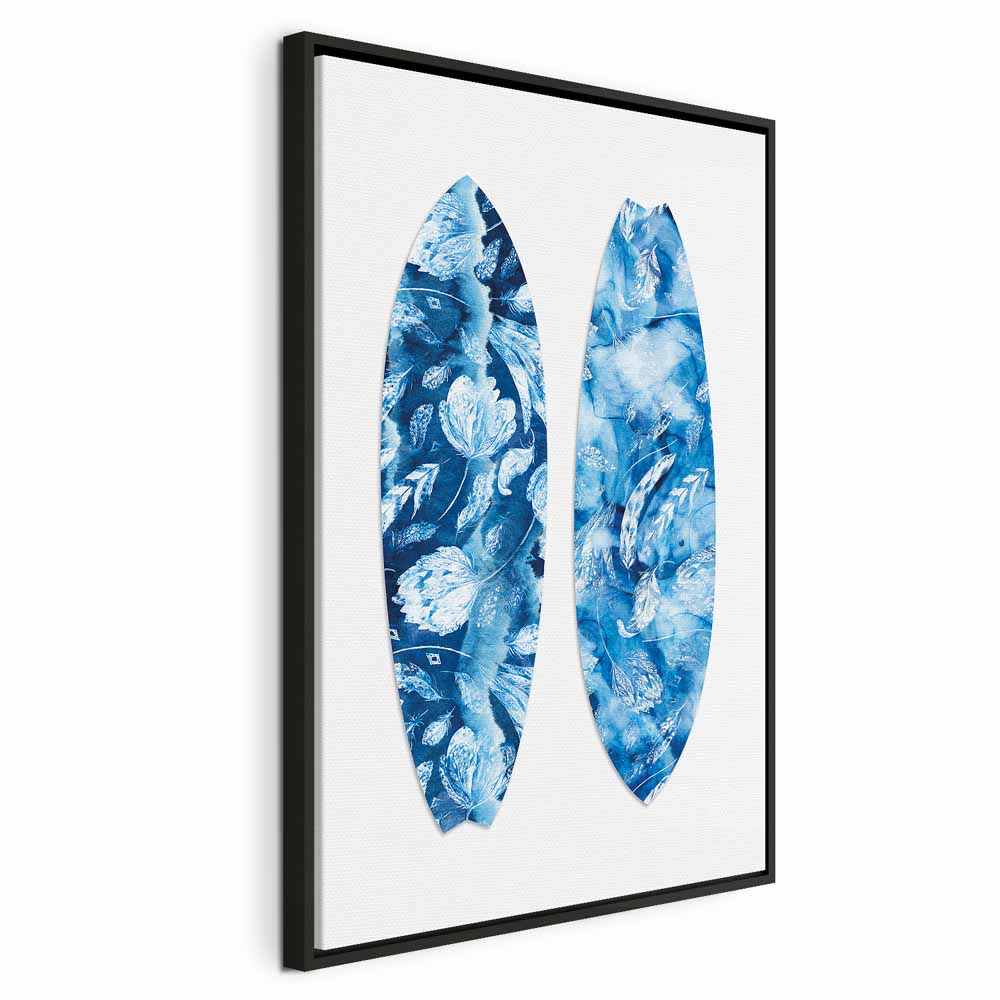 Water Fun Nature Floral Vertical Canvas Print