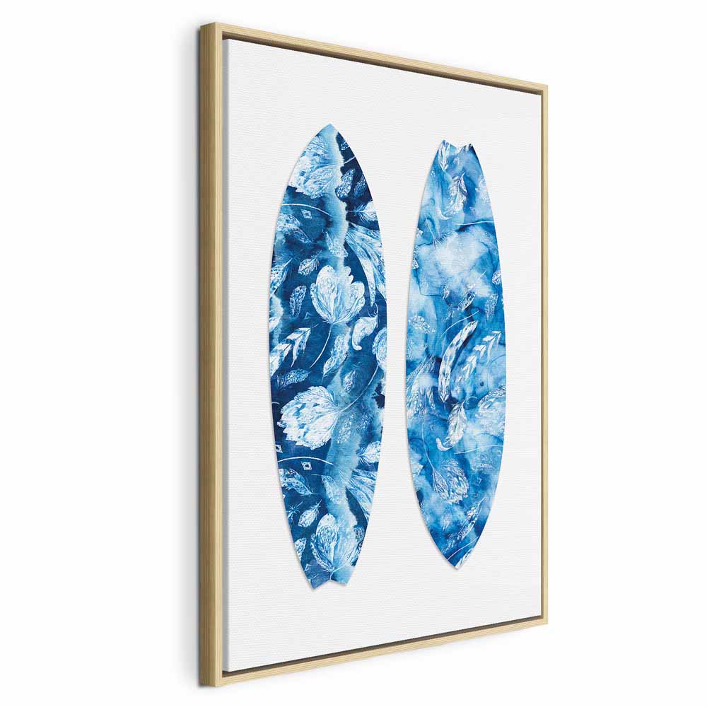 Water Fun Nature Floral Vertical Canvas Print