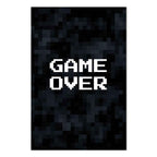 Pixel Game Over Retro Canvas Print