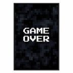 Pixel Game Over Retro Canvas Print