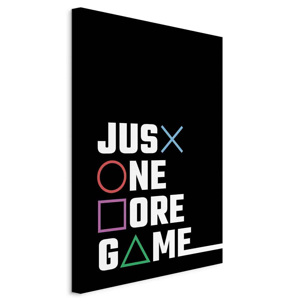 Binge Gaming Street Art Canvas Print