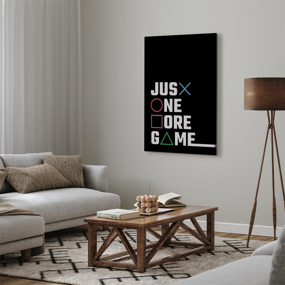 Binge Gaming Street Art Canvas Print