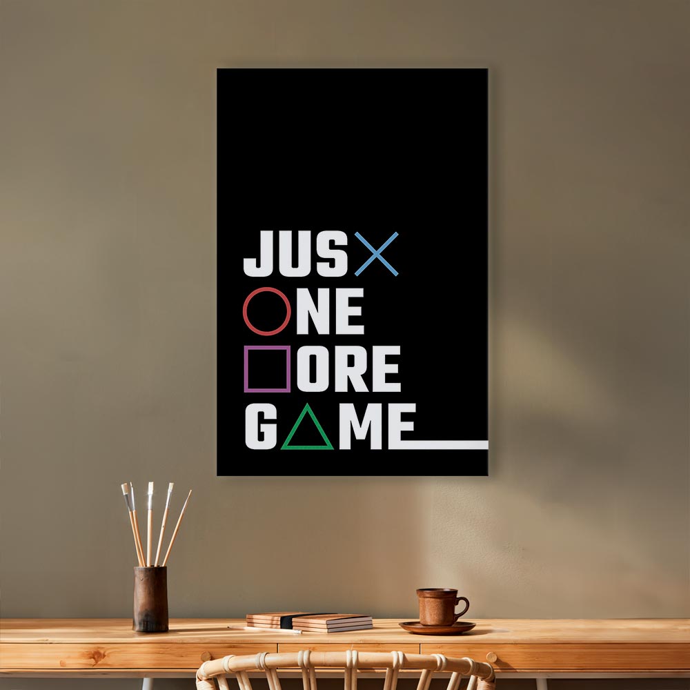 Binge Gaming Street Art Canvas Print