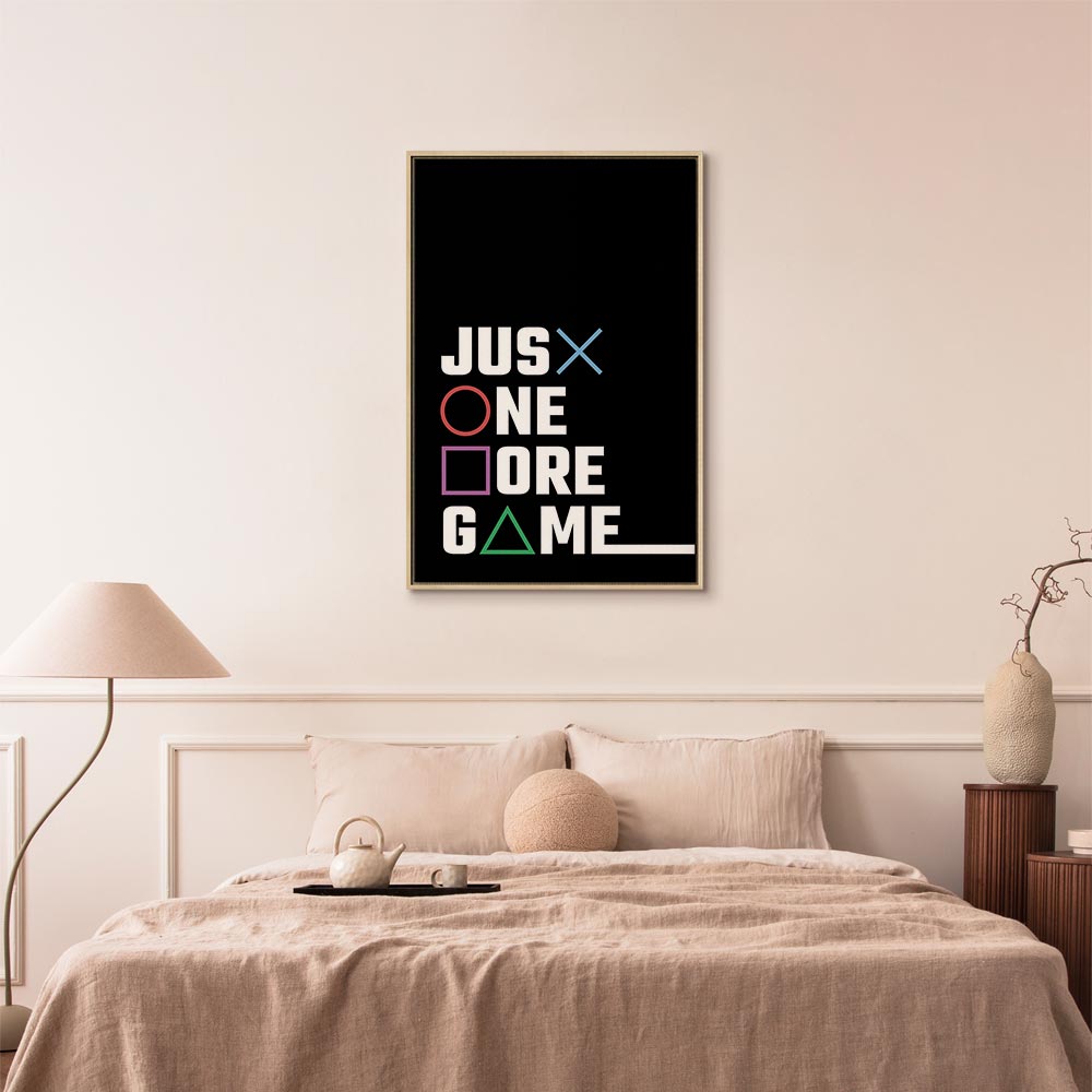 Binge Gaming Street Art Canvas Print