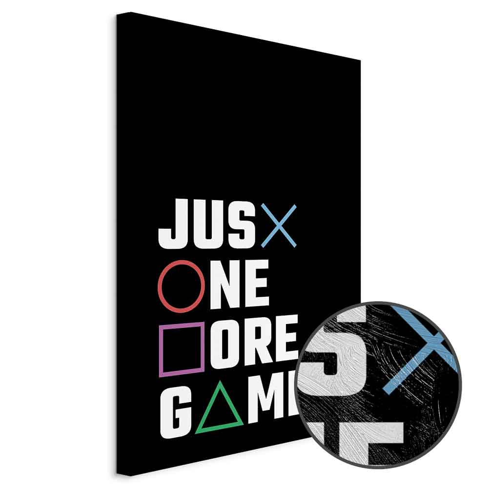 Binge Gaming Street Art Canvas Print