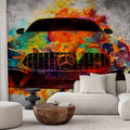Great Car Street Art Wall Mural