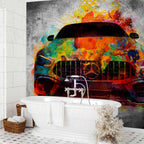 Great Car Street Art Wall Mural