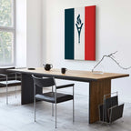 French Flag Torch Sports Canvas Print