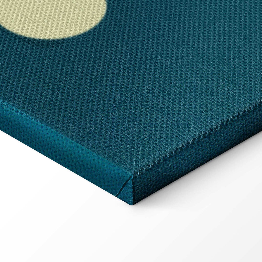 Female Tennis Player Red Racket Abstract Canvas Print