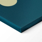 Female Tennis Player Red Racket Abstract Canvas Print