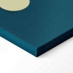 Female Tennis Player Red Racket Abstract Canvas Print