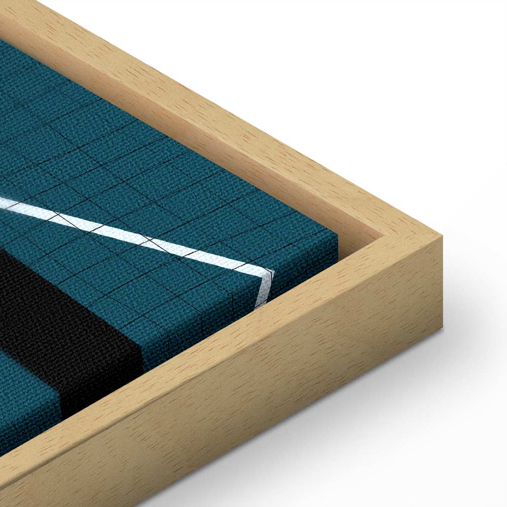 Female Tennis Player Red Racket Abstract Canvas Print