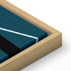 Female Tennis Player Red Racket Abstract Canvas Print