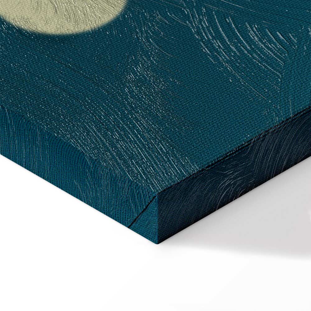 Female Tennis Player Red Racket Abstract Canvas Print