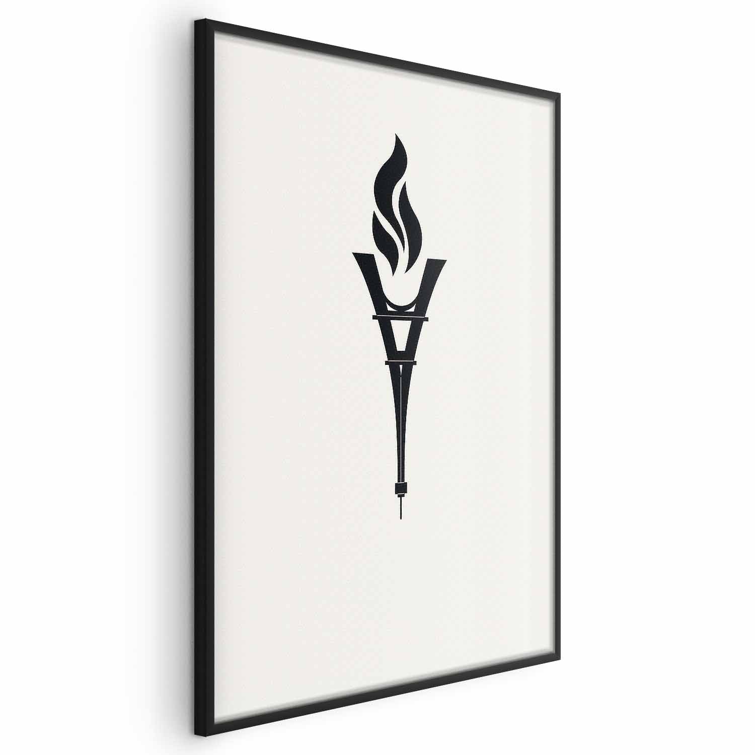 Eiffel Tower Torch Abstract Poster