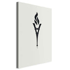 Canvas Print Torch-Shaped Inverted Eiffel Tower