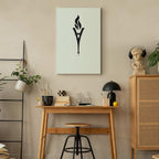 Inverted Eiffel Tower Torch Abstract Canvas Print