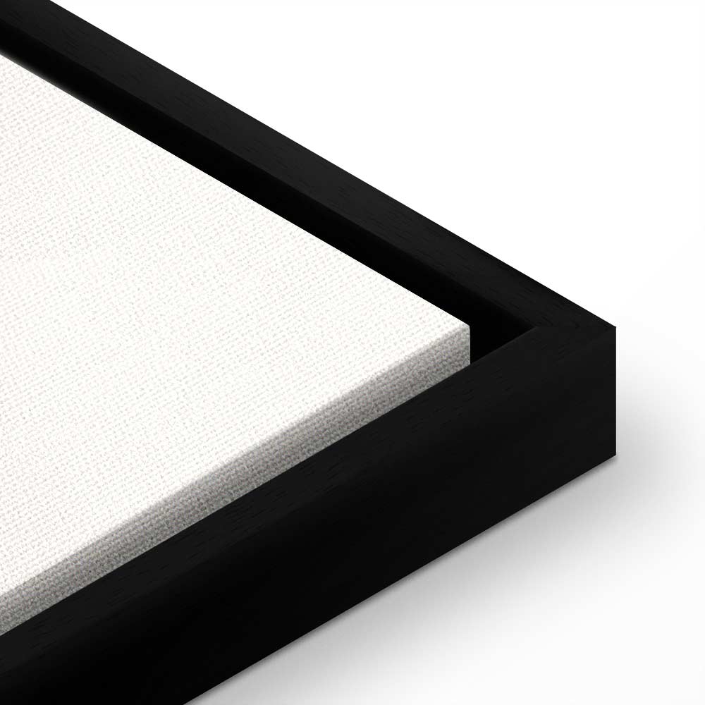 Inverted Eiffel Tower Torch Abstract Canvas Print