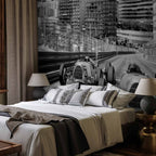 Monte Carlo Race Vintage Cars Wall Mural