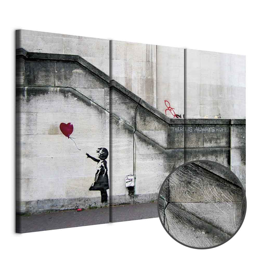 Girl With a Balloon Street Art Canvas Print