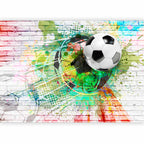 Colourful Sports Texture Wall Mural