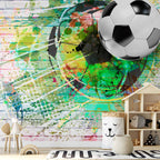 Colourful Sports Texture Wall Mural