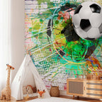 Colourful Sports Texture Wall Mural