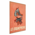 Vintage Gramophone Music Poster