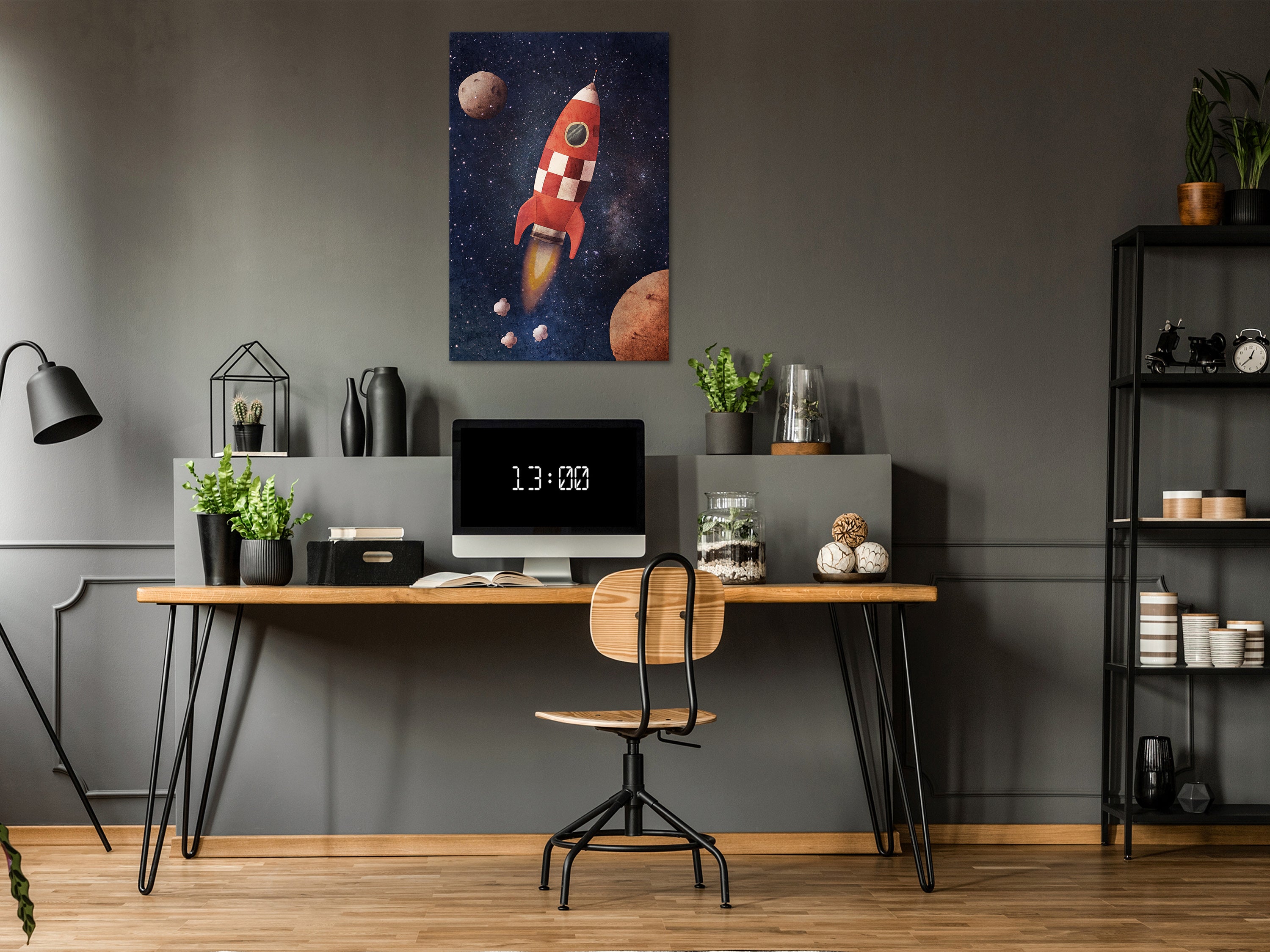 Canvas Print Into the Unknown (Vertical)