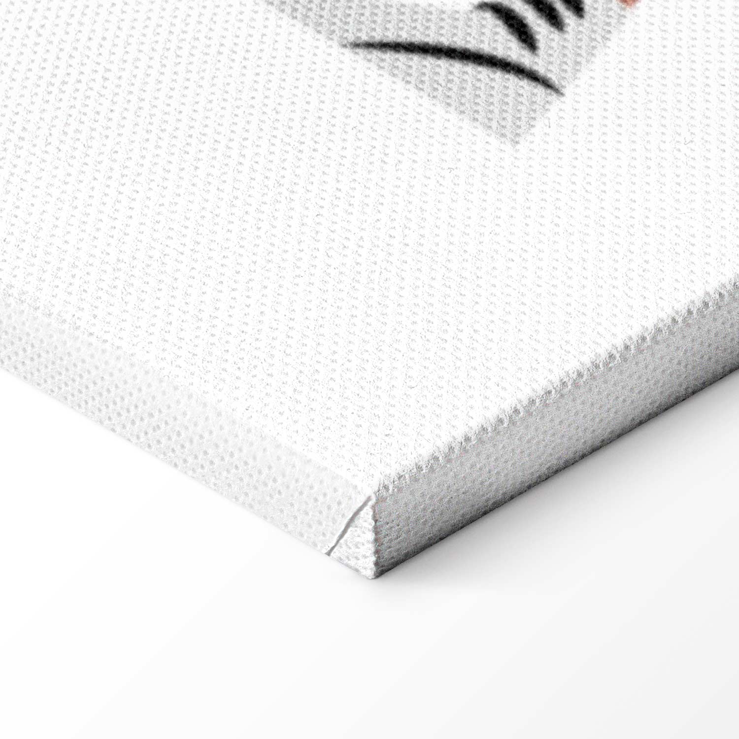 Female Golfer Eiffel Tower Abstract Canvas Print