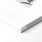 Female Golfer Eiffel Tower Abstract Canvas Print