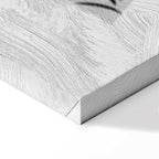 Female Golfer Eiffel Tower Abstract Canvas Print