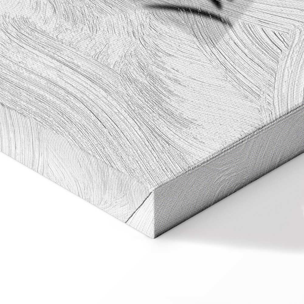 Female Golfer Eiffel Tower Abstract Canvas Print