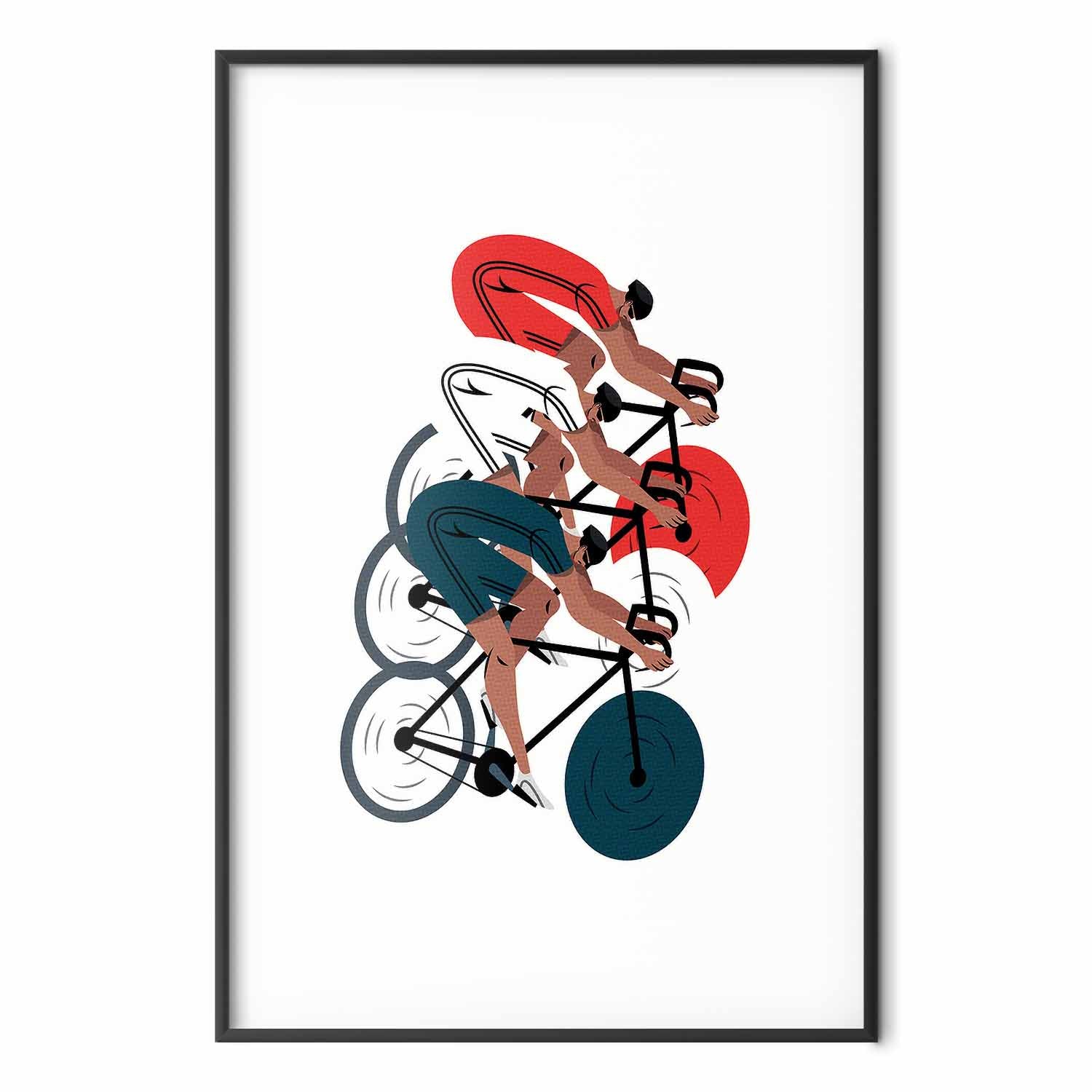 Olympics Cycling Race Sports Poster