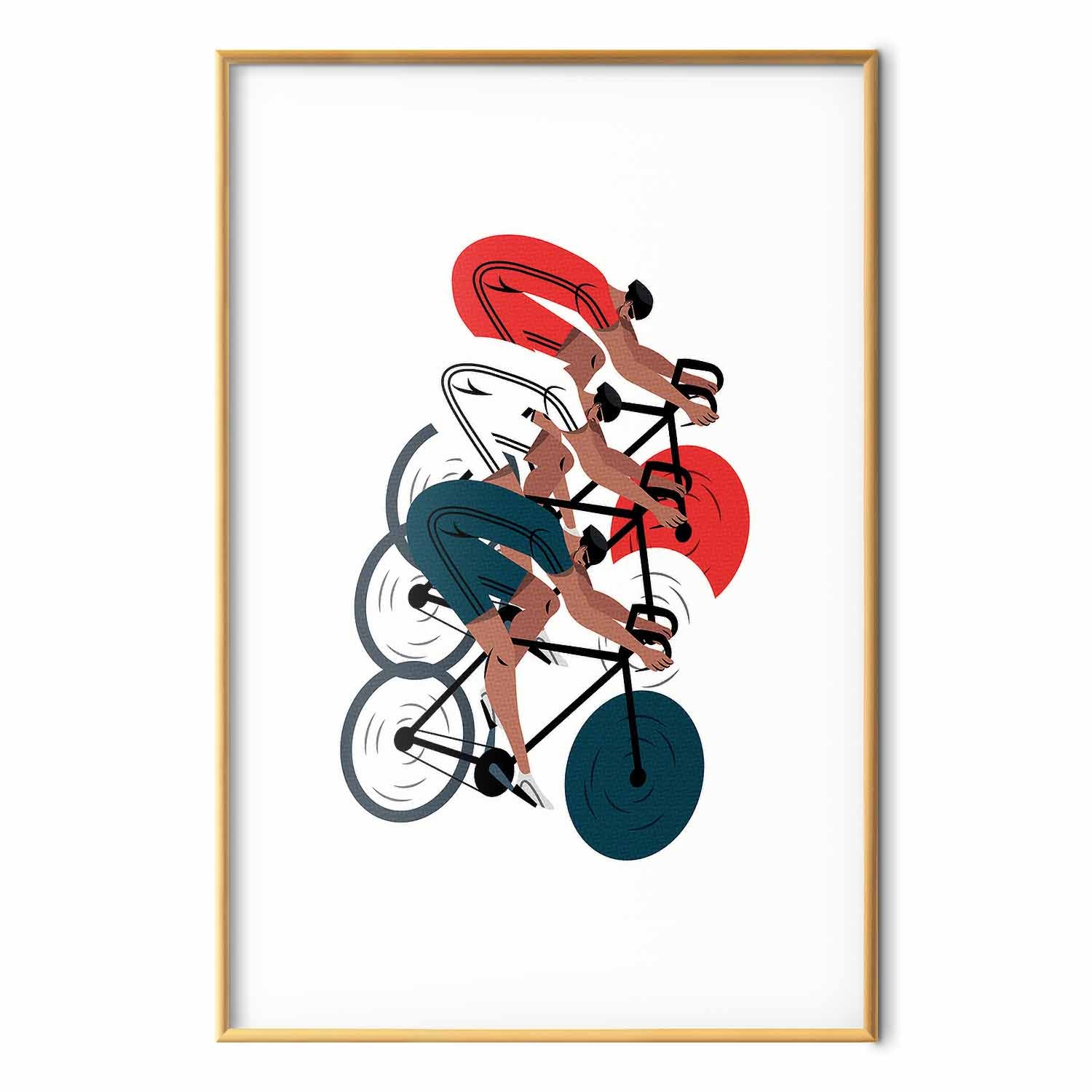 Olympics Cycling Race Sports Poster
