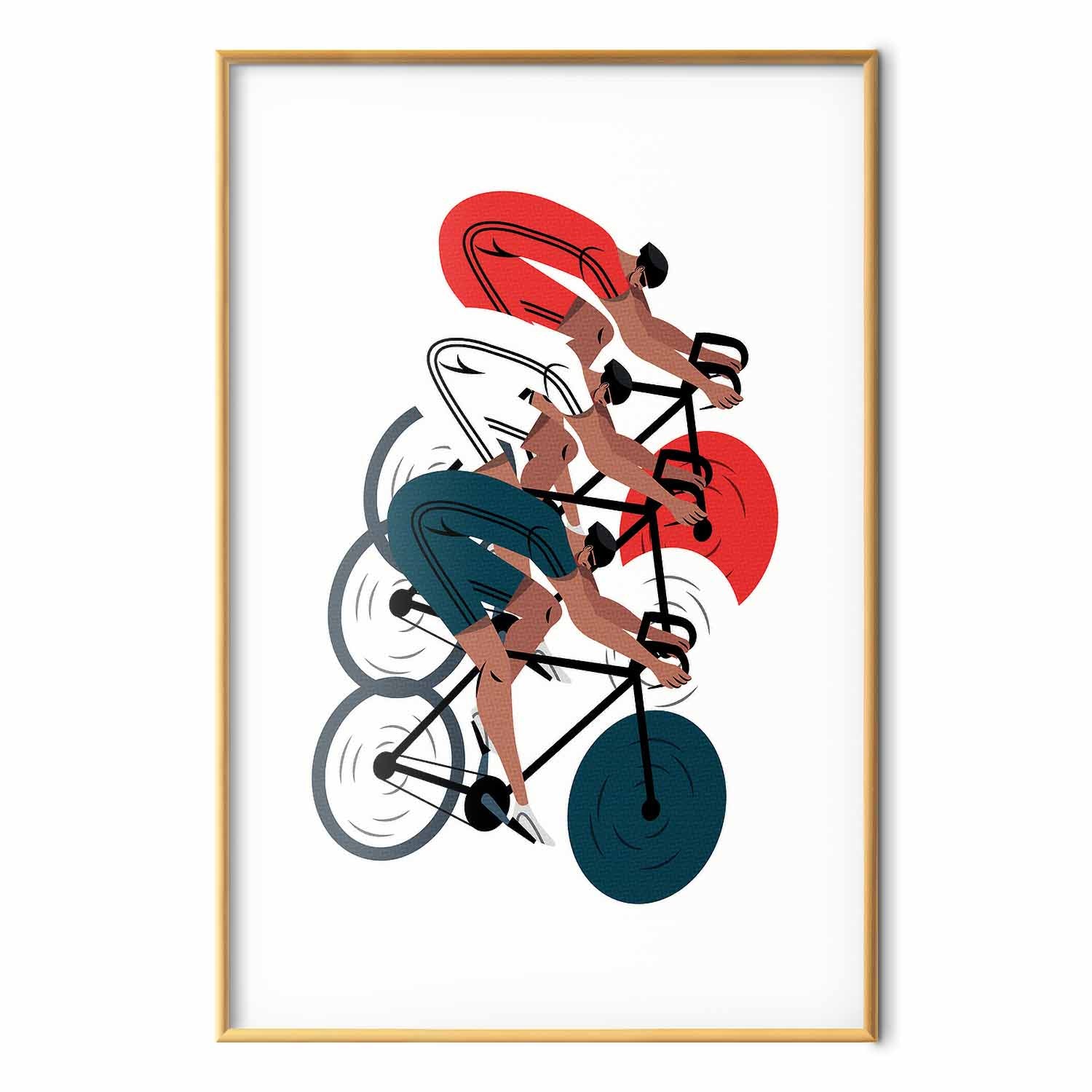 Olympics Cycling Race Sports Poster