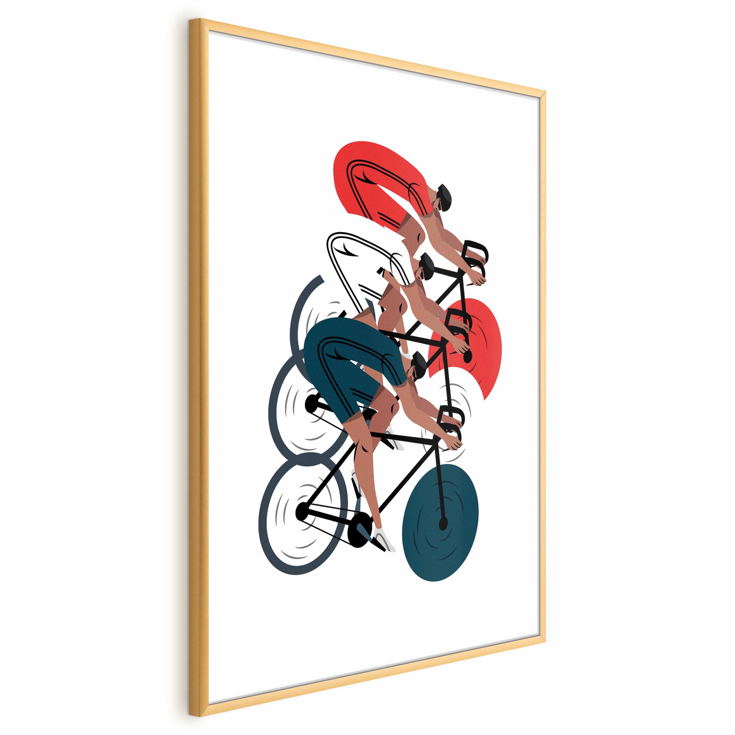 Olympics Cycling Race Sports Poster