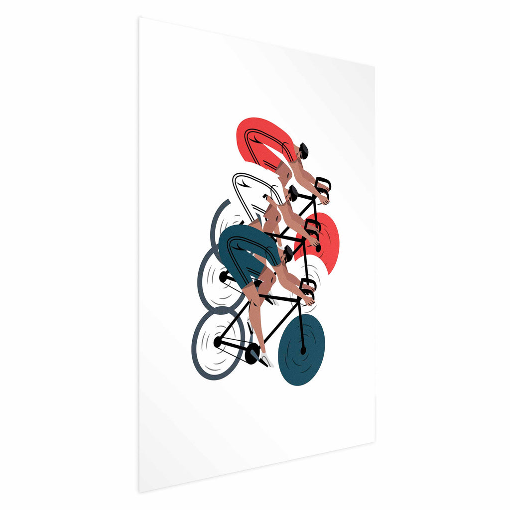 Olympics Cycling Race Sports Poster