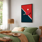 Table Tennis Racket and Ball Sports Canvas Print