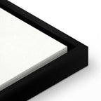 Eiffel Tower Black Graphic Drawing Canvas Print