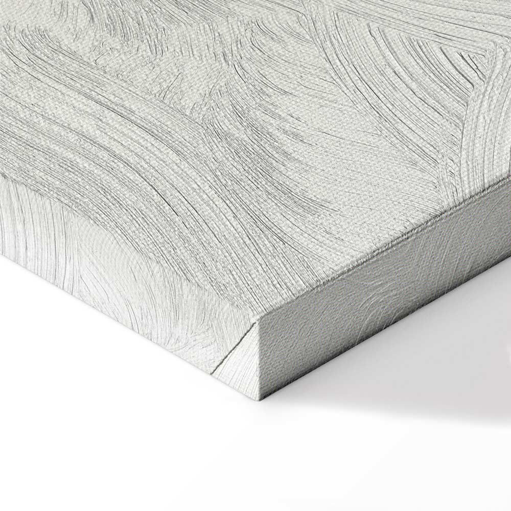 Eiffel Tower Black Graphic Drawing Canvas Print