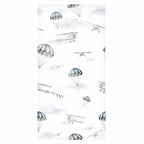 Watercolor Airplane Sky Children's Wallpaper