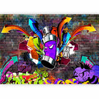Colourful Graffiti Urban Texture Wall Mural