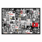 Banksy Street Art Multicolor Graffiti Canvas Print