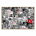 Banksy Street Art Multicolor Graffiti Canvas Print