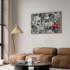 Banksy Street Art Multicolor Graffiti Canvas Print