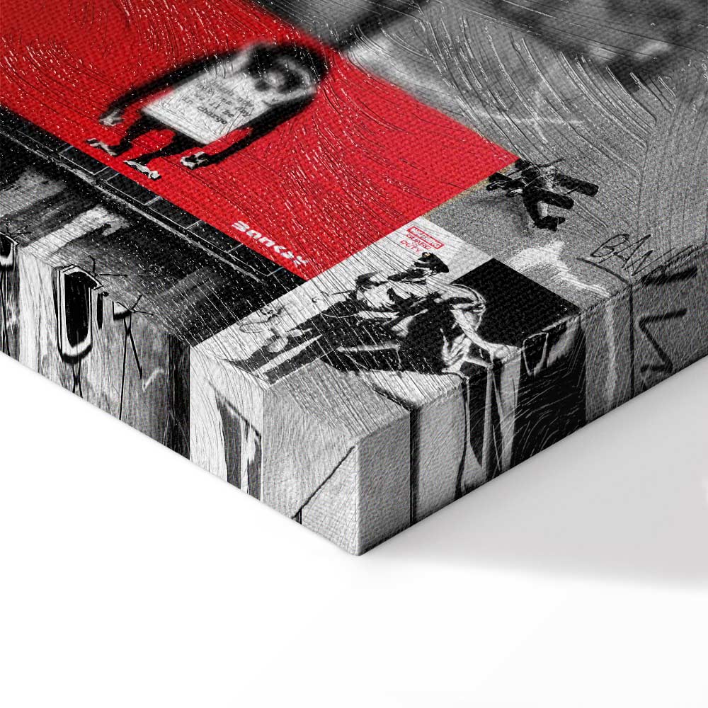 Banksy Street Art Urban Graffiti Canvas Print